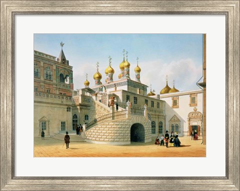 Framed View of the Boyar Palace in the Moscow Kremlin Print