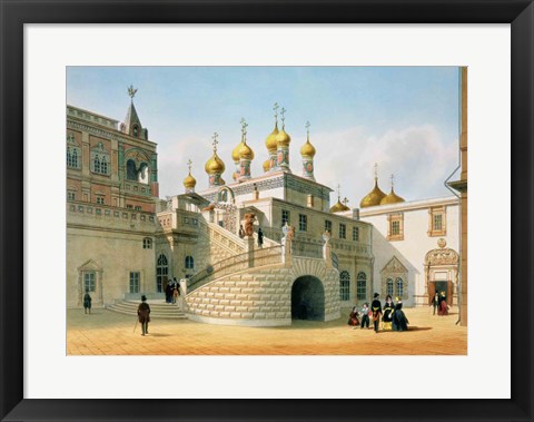 Framed View of the Boyar Palace in the Moscow Kremlin Print