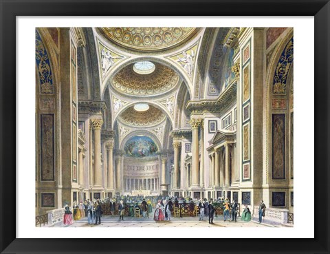 Framed Interior of La Madeleine, Paris Print