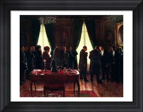 Framed Widower, 1910 Print