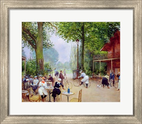 Framed Chalet du Cycle in the Bois de Boulogne, c.1900 Print