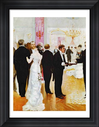 Framed Wedding Reception Print