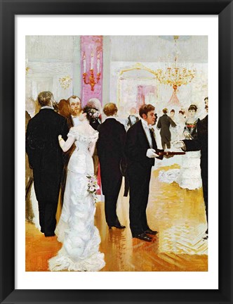 Framed Wedding Reception Print