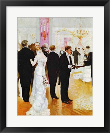 Framed Wedding Reception Print