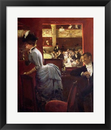 Framed Box by the Stalls, c.1883 Print