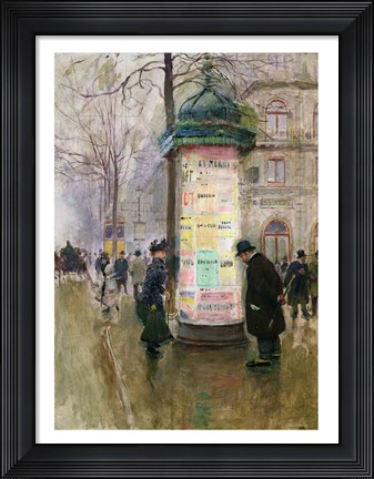 Framed Colonne Morris Print