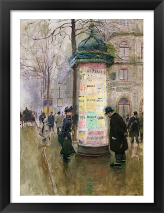 Framed Colonne Morris Print