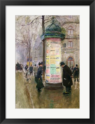 Framed Colonne Morris Print