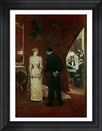 Framed Private Conversation, 1904 Print