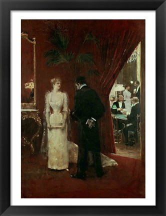 Framed Private Conversation, 1904 Print