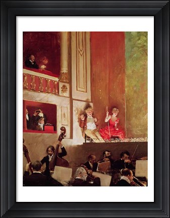 Framed Revue at the Theatre des Varietes Print