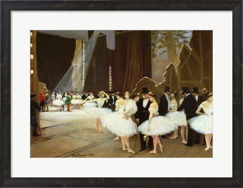 Framed In the Wings at the Opera House, 1889 Print