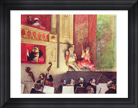 Framed Cafe Concert Print
