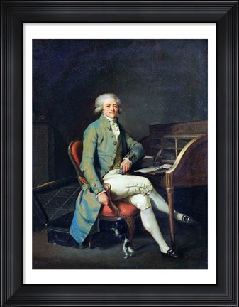 Framed Maximilien de Robespierre Print