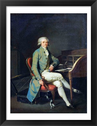 Framed Maximilien de Robespierre Print