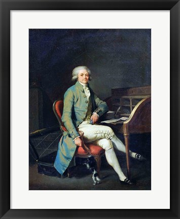 Framed Maximilien de Robespierre Print