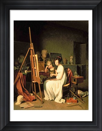 Framed Artist&#39;s Studio Print