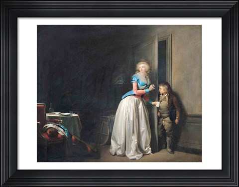Framed Visit Received, 1789 Print