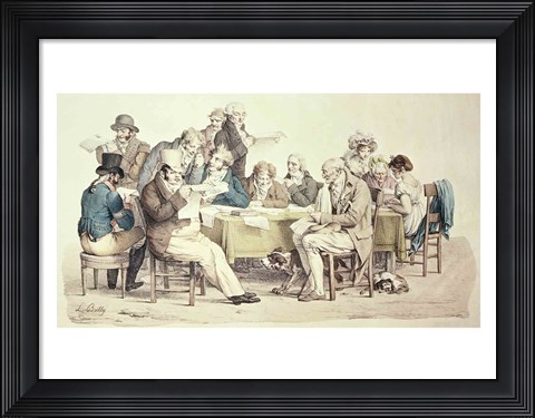 Framed Newspapers Print