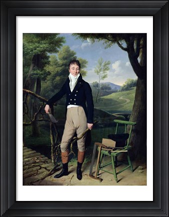 Framed Portrait of a Man Print