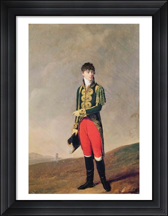 Framed Baron de Galz de Malvirade Print