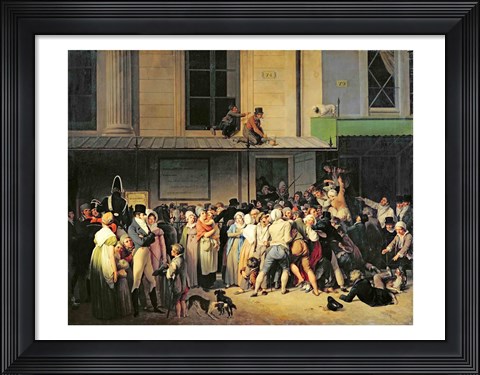 Framed Entrance to the Theatre de l&#39;Ambigu-Comique Print
