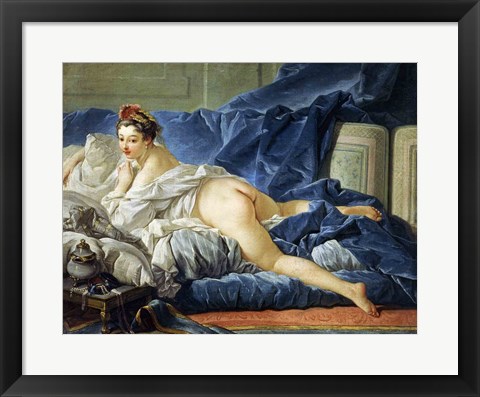 Framed Odalisque, 1745 Print