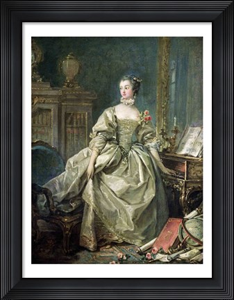 Framed Madame de Pompadour Print