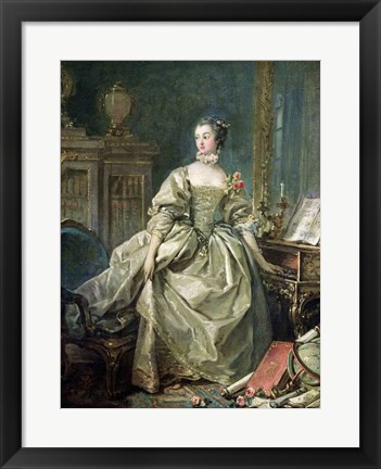 Framed Madame de Pompadour Print