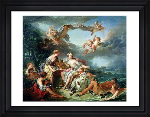 Framed Rape of Europa, 1747 Print