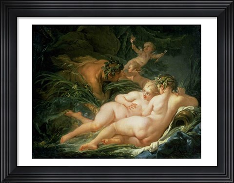 Framed Pan and Syrinx, 1759 Print