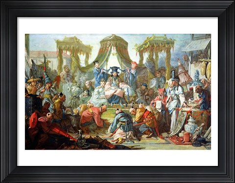 Framed Chinese Marriage Print