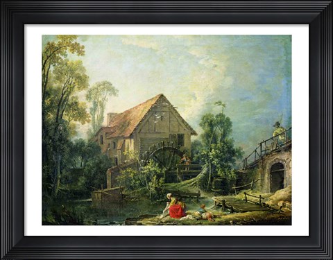 Framed Mill, 1751 Print