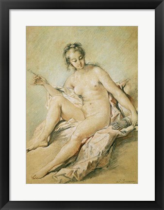 Framed study of Venus, 1751 Print