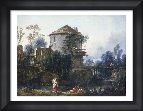 Framed Old Dovecote Print