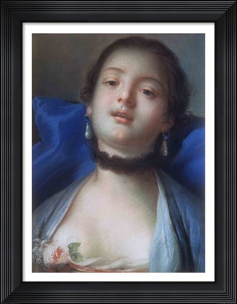 Framed Portrait of a Woman Print