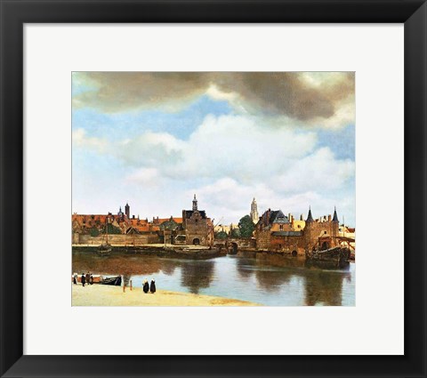 Framed View of Delft Print