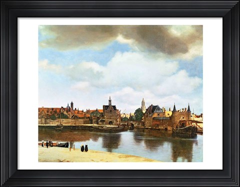 Framed View of Delft Print