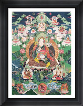Framed Tanka of Padmasambhava Print