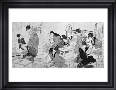 Framed Making prints Print