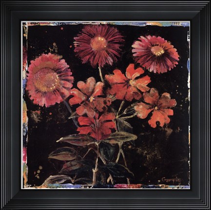 Framed Floral Mix II Print
