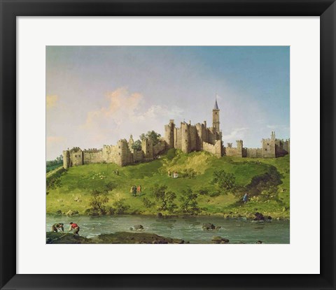 Framed Alnwick Castle Print