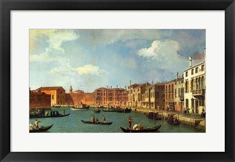 Framed View of the Canal of Santa Chiara, Venice Print