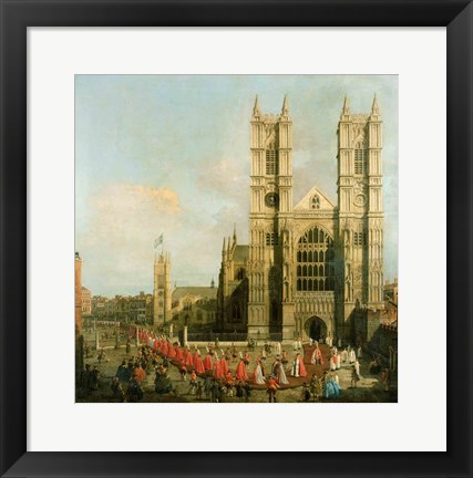 Framed Procession of the Knights of the Bath Print