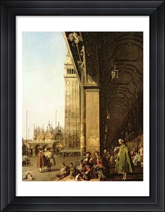 Framed Venice: Piazza di San Marco and the Colonnade of the Procuratie Nuove Print