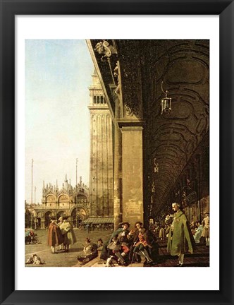 Framed Venice: Piazza di San Marco and the Colonnade of the Procuratie Nuove Print