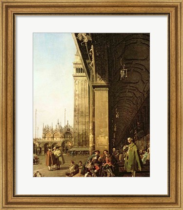 Framed Venice: Piazza di San Marco and the Colonnade of the Procuratie Nuove Print