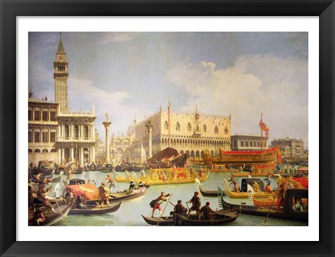 Framed Betrothal of the Venetian Doge to the Adriatic Sea Print