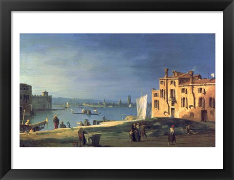 Framed View of Venice Print