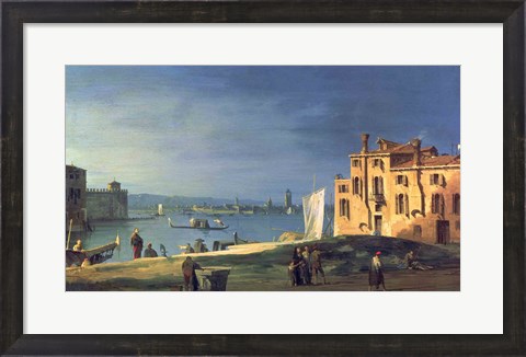 Framed View of Venice Print